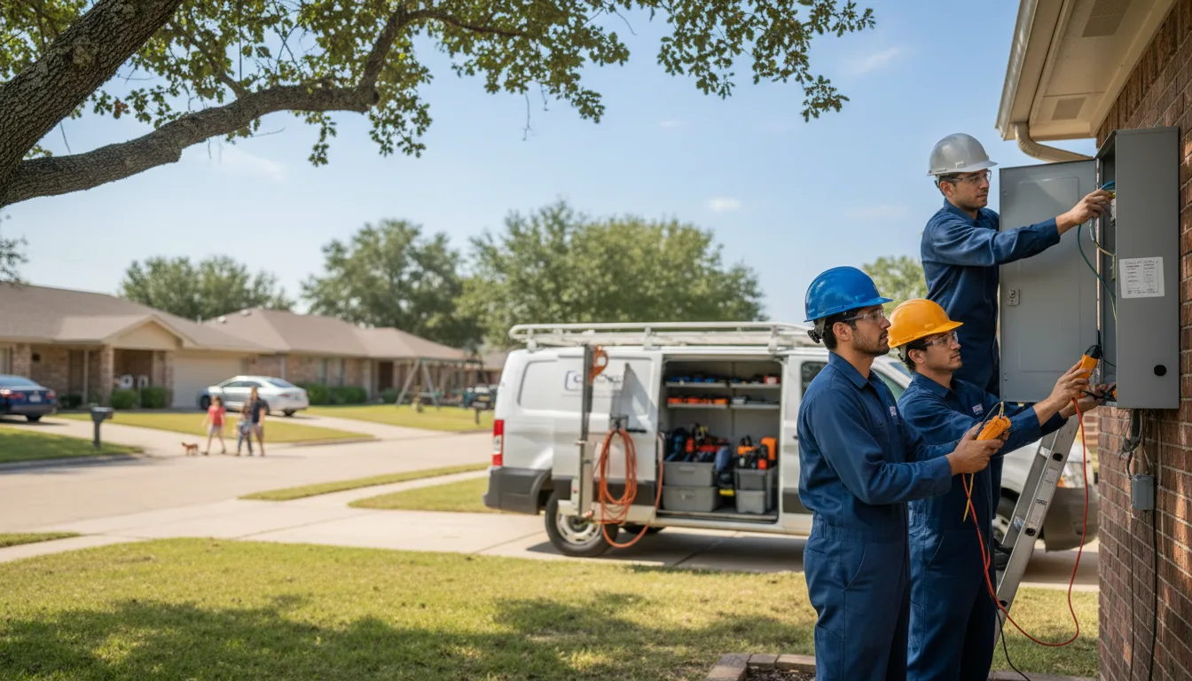 Certified electrician providing emergency electrical services in Litchfield, NE